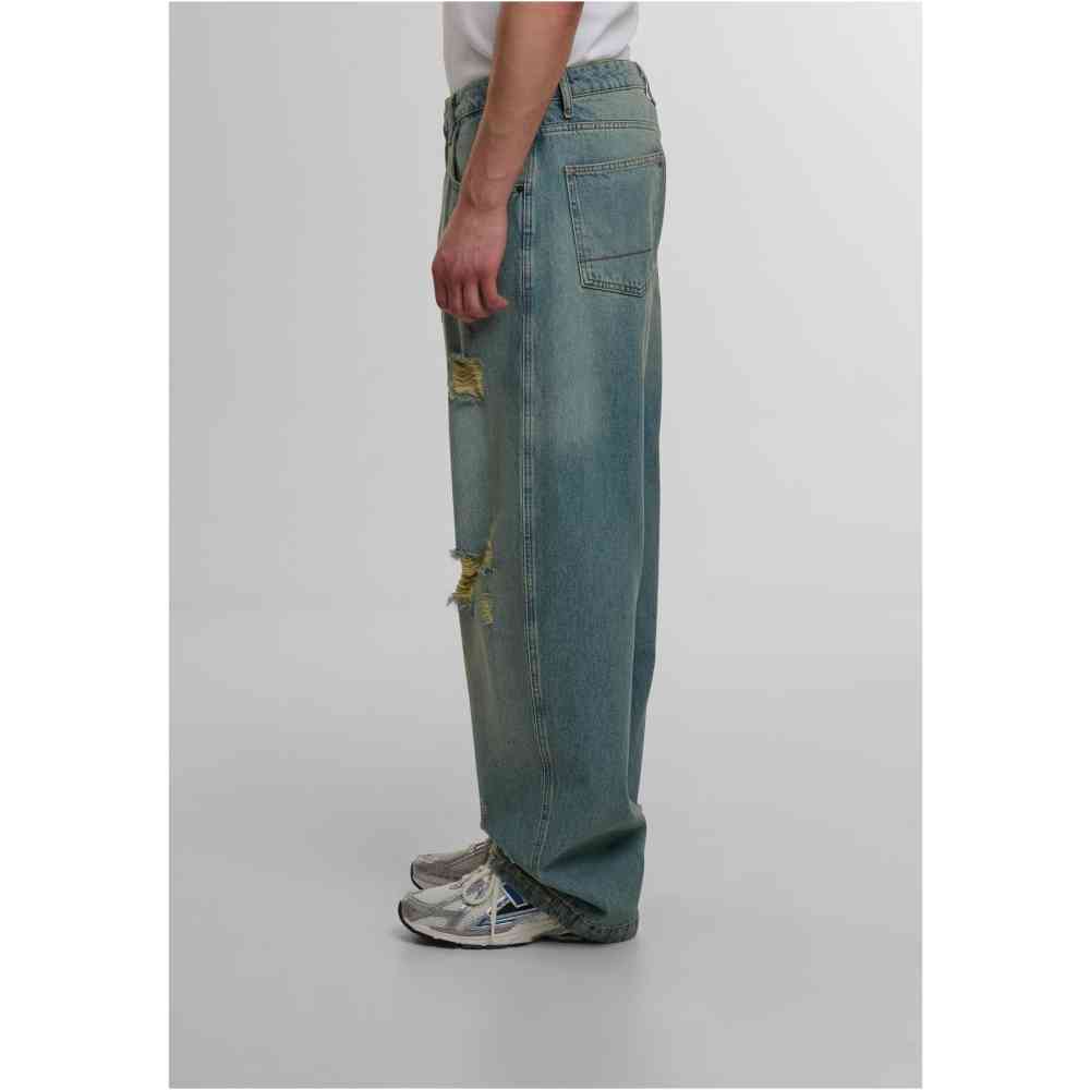 DEF - Loose Fit Jeans Hose - Blau